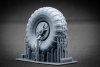 ScaleX WM 35013S BRDM 2 Sagged wheel set (for Trumpeter) 1/35